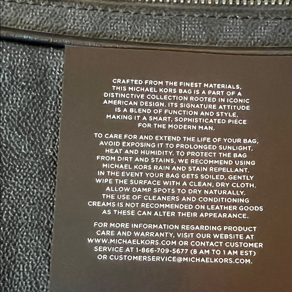 Michael Kors Black Jet Set Backpack with Bold Blue Logo - Picture 2 of 5
